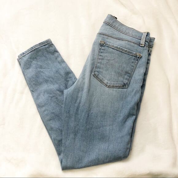 J Brand Capri blue denim jeans beach line size 28 ankle cropped skinny - Picture 10 of 10